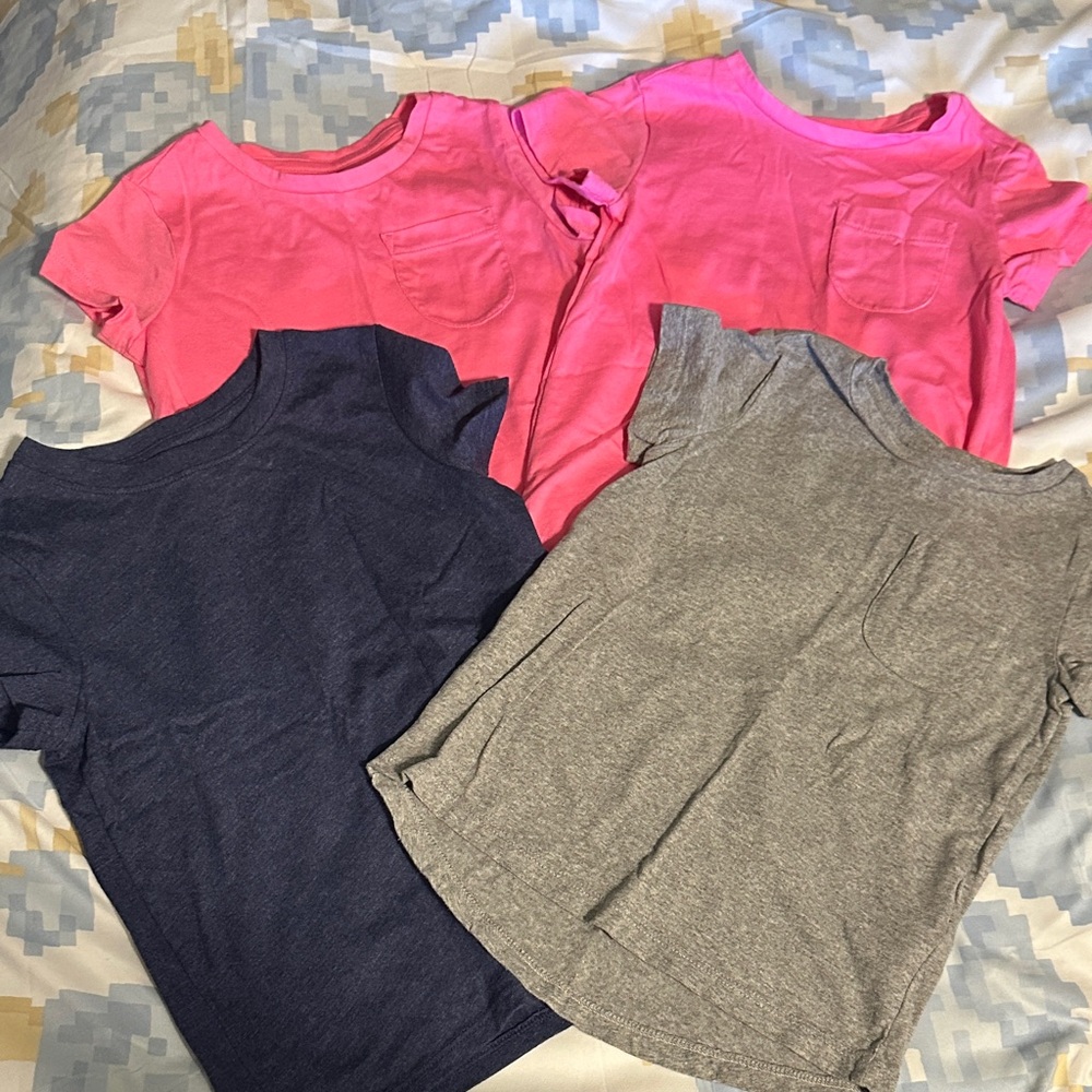 Kids' Assorted Color T-Shirts - Pack of 4